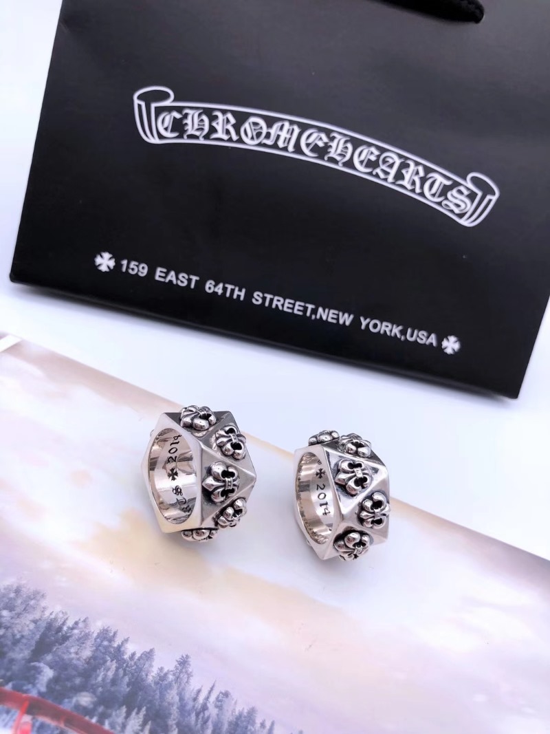 CHROME HEARTS 크롬하츠 남녀공용 925실버 반지 12~24호