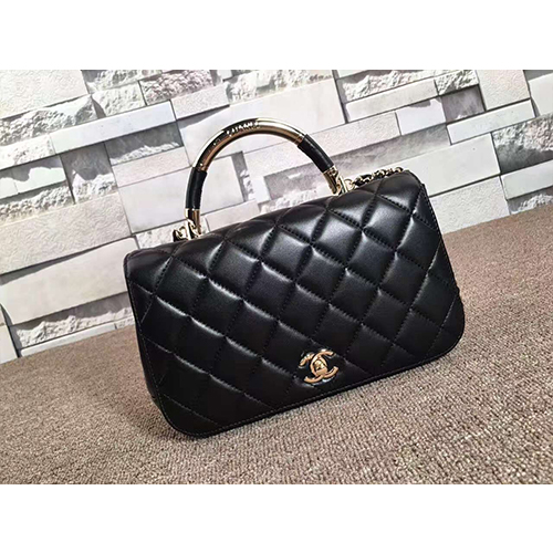 CHANEL 샤넬 메탈핸들 플랩백 A93752