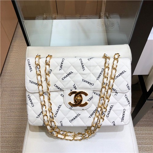 CHANEL 샤넬 빈티지 킹사이즈 로고백 A088