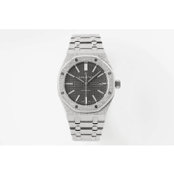 AUDEMARS PIGUET 오데마피게 로얄오크 프로스트 골드 그레이 15410