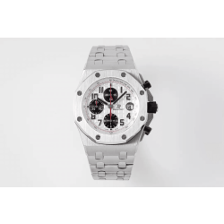 AUDEMARS PIGUET 오데마피게 로얄오크 오프쇼어 흰검 다이얼 26470