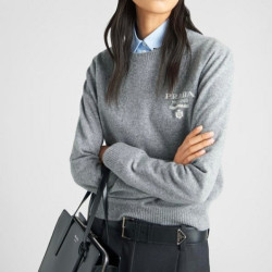 PRADA 프라다 로고 인타샤 긴팔 니트 4COLOR