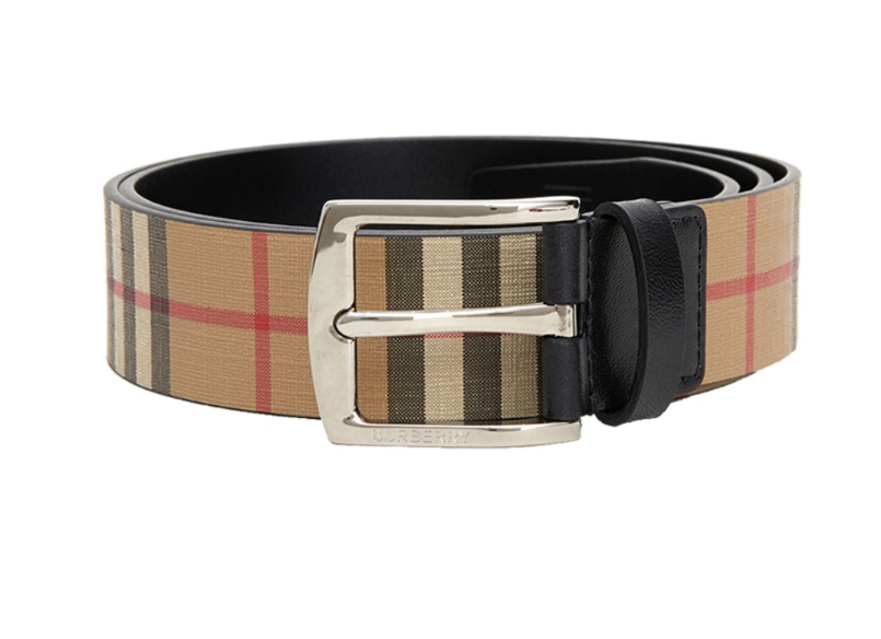 BURBERRY 버버리 양면 체크 벨트