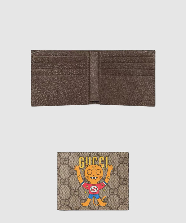 GUCCI 구찌 GG 수프림 반지갑 ‎451268