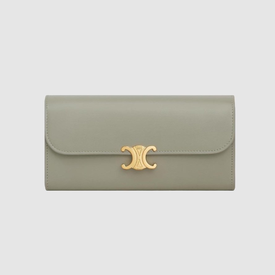 CELINE 셀린느 라지 트리옹프 지갑 10E313