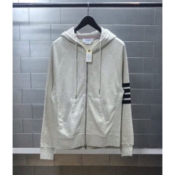 THOM BROWNE 톰브라운 사선완장 후드집업