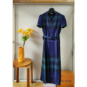 BURBERRY 버버리 클래식 패턴 여성 벨트 원피스