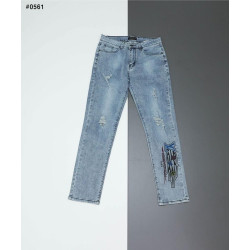 LOUIS VUITTON 루이비통 데미지 프린팅 청바지