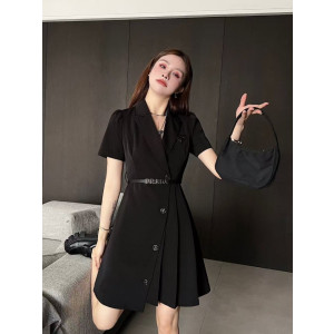 PRADA 프라다 단추 원피스 벨트포함