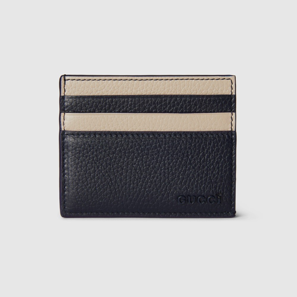 GUCCI 구찌 로고 바이컬러 카드 케이스 817043
