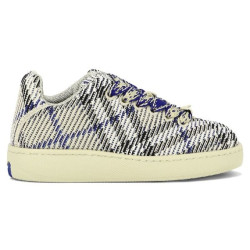 BURBERRY 버버리 남여공용 체크 니트 박스 스니커즈 80884941