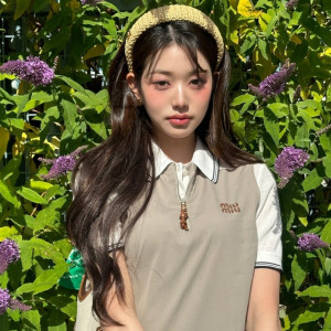 MIUMIU 미우미우 장원영 피케 원피스