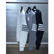 THOM BROWNE 톰브라운 4BAR 와플 맨투맨 4COLOR