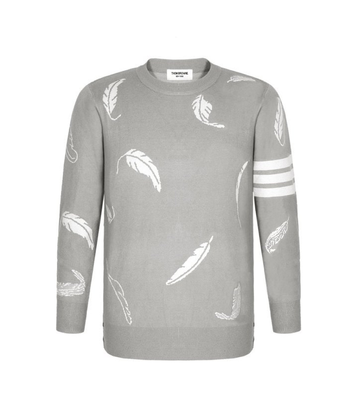 THOM BROWNE 톰브라운 깃털 울캐시 니트 2COLOR