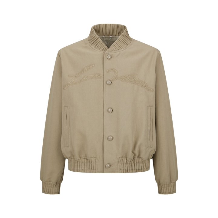 LOUIS VUITTON 루이비통 엠브로이더드 코튼 블렌드 봄버 자켓