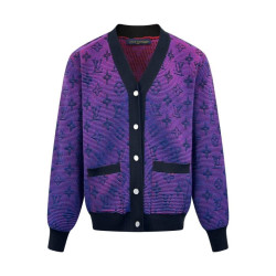 LOUIS VUITTON 루이비통 옵티컬 모노그램 자카드 가디건