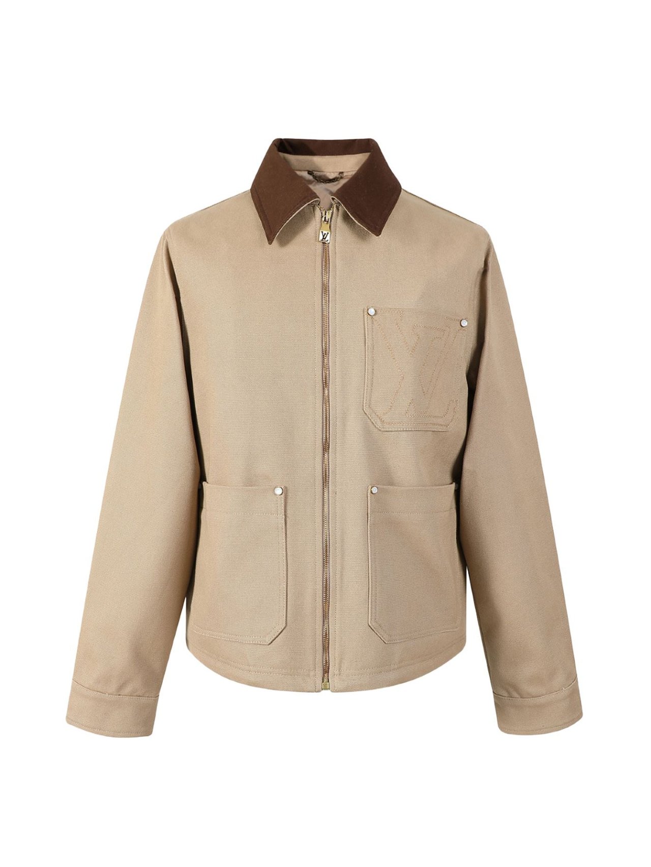 LOUIS VUITTON 루이비통 워크웨어 코튼 캔버스 블루종 　