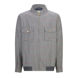 MIUMIU 미우미우 체크 블루종 자켓