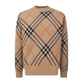 BURBERRY 버버리 체크 양모 니트