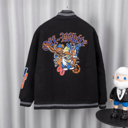 OFF-WHITE 오프화이트 멀티 패치 바시티 자켓