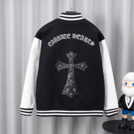 CHROME HEARTS 크롬하츠 크로스 바시티 자켓