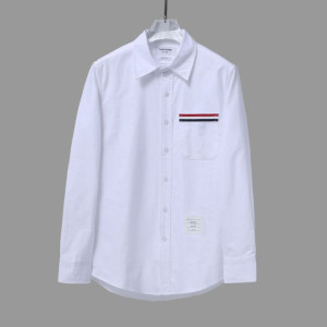 THOM BROWNE 톰브라운 스트라이프 포켓 셔츠