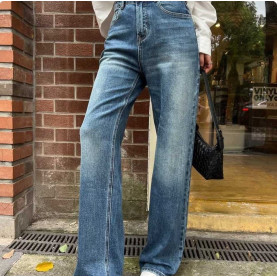 LOEWE 로에베 패치 스트레이트 데님