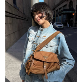 PRADA 프라다 리나일론 라지 숄더백 1BD391