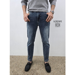 LOEWE 로에베 스판 일자 청바지