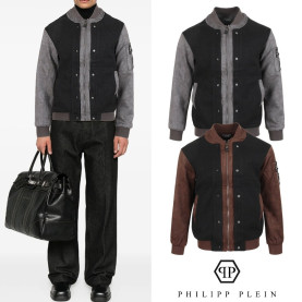 PHILIPP PLEIN 필립플레인 니트 레이어드 자켓