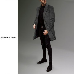 SAINT LAURENT 생로랑 베이직 코트