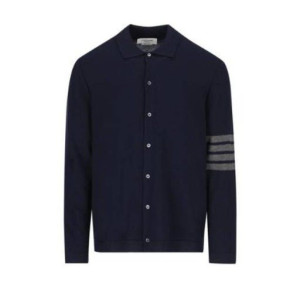 THOM BROWNE 톰브라운 캐시미어 저지 스티치 사선 셔츠