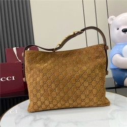 GUCCI 구찌 GG 스웨이드 스몰 숄더백 850926