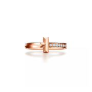 TIFFANY&CO 티파니앤코 T1 파베 링
