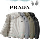 PRADA 프라다 인퀼팅 중량 후드 패딩