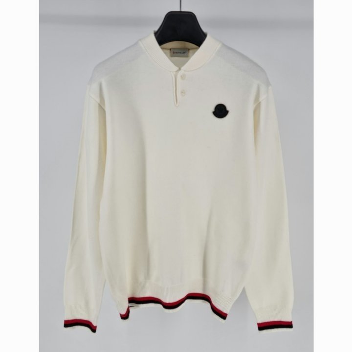 MONCLER 몽클레어 블랙와펜 헨리넥 니트 2COLOR