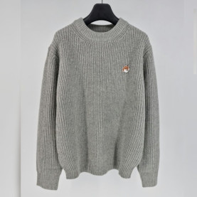 MAISON KITSUNE 메종키츠네 램스울 하찌 라운드 니트 5COLOR
