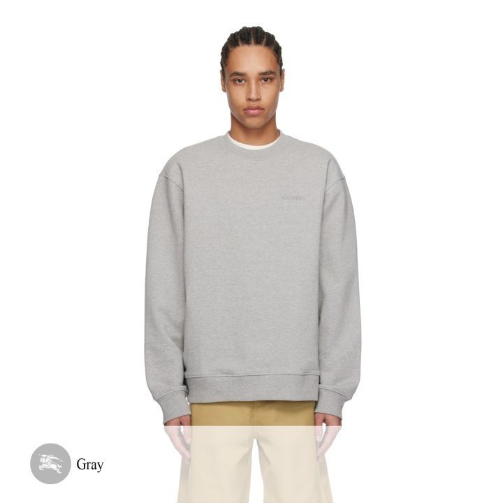 BURBERRY 버버리 레터링 자수 맨투맨