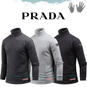 PRADA 프라다 베이직 기모 롱 폴라