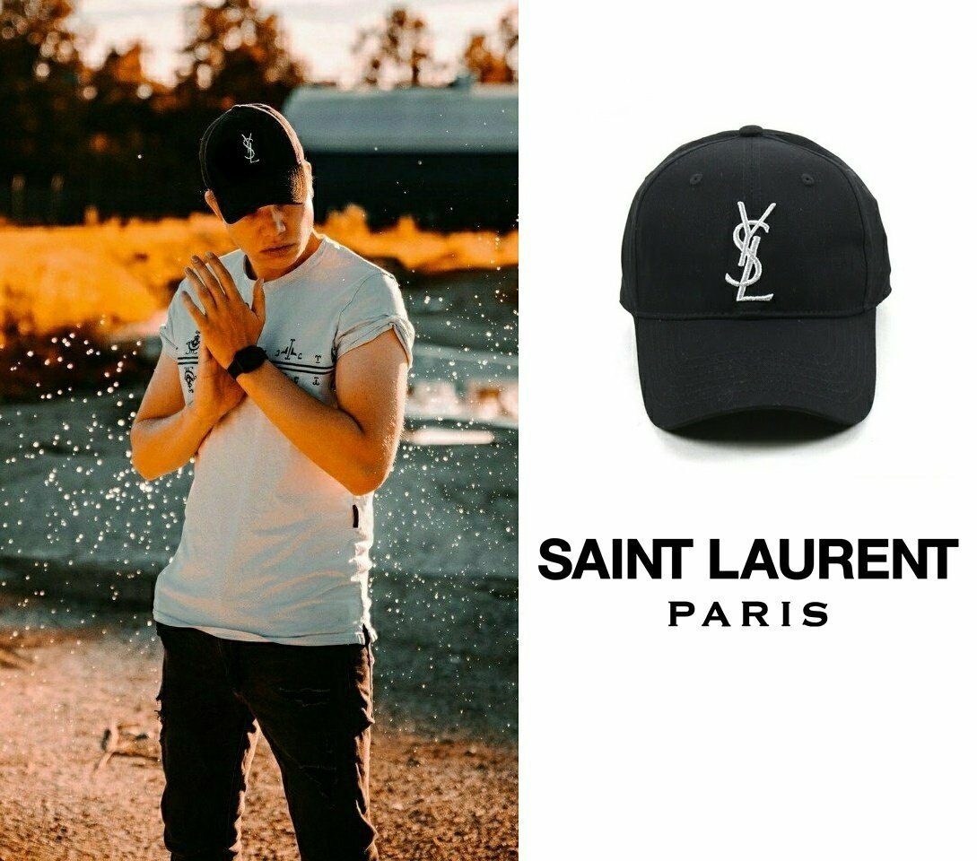SAINT LAURENT 생로랑 자수로고 볼캡