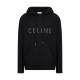 CELINE 셀린느 레더 오버사이즈 후드 스웨터