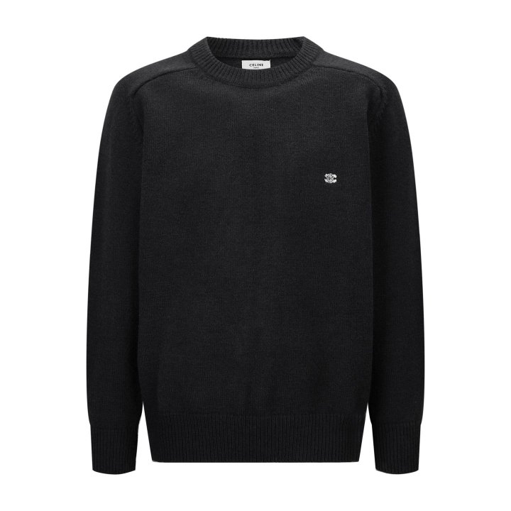 CELINE 셀린느 트리옴페 자수 크루넥 스웨터 6COLOR
