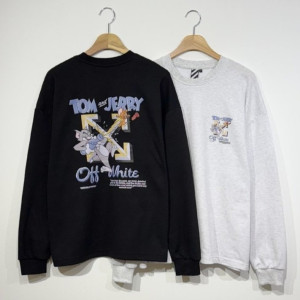 OFF-WHITE 오프화이트 톰과제리 루즈핏 긴팔 2COLOR