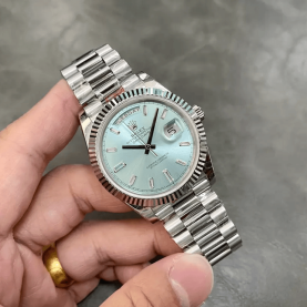 ROLEX 로렉스 데이데이트 아이스블루 다이얼 바게트인덱스 40mm V3(텅스텐 헤비 버전) 228236