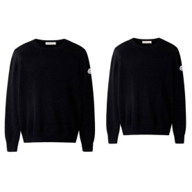 MONCLER 몽클레어 암 클래식 패치 울 니트