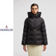 MONCLER 몽클레어 브로스 사선 퀼팅 후드 숏 다운 패딩 2COLOR