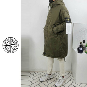 STONE ISLAND 스톤아일랜드 멤브라나 후드 롱자켓 2COLOR