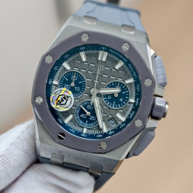 AUDEMARS PIGUET 오데마피게 로얄오크 오프쇼어 크로노그래프 그레이 다이얼 SS 세라믹 그레이 러버 밴드 43mm 26420