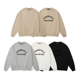 FEAR OF GOD 피어오브갓 에센셜 1816 프론트 로고 플리스 스웨트 셔츠