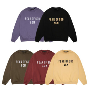 FEAR OF GOD 피어오브갓 에센셜 1842 A&M 플리스 스웨트 셔츠